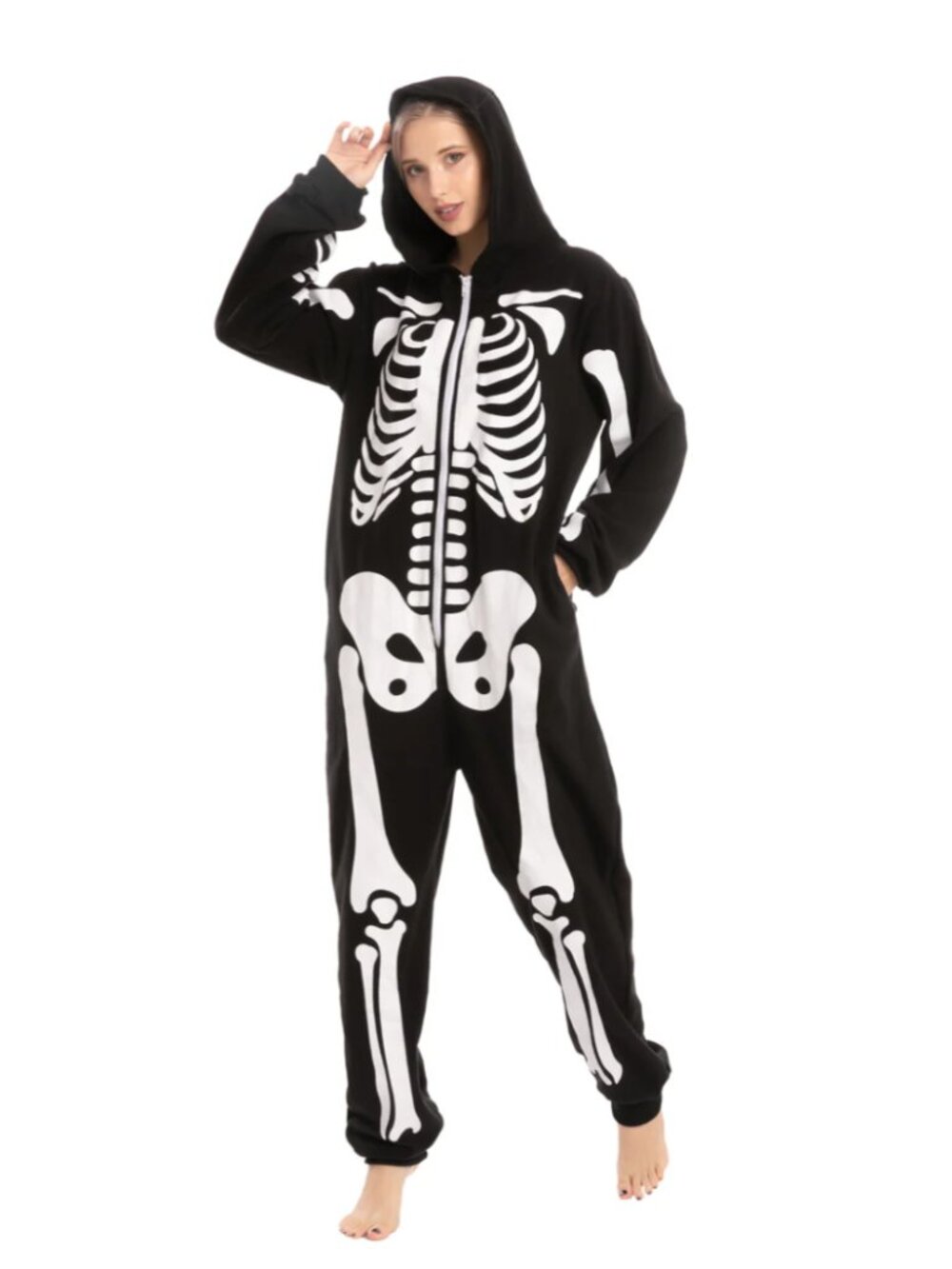 Spooktacular Creations Skeleton Costume Unisex Adukt Medium NWT